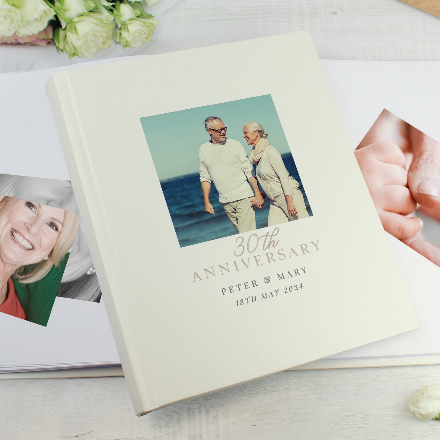 Personalised 30th Anniversary Photo Upload  Traditional Photo Album