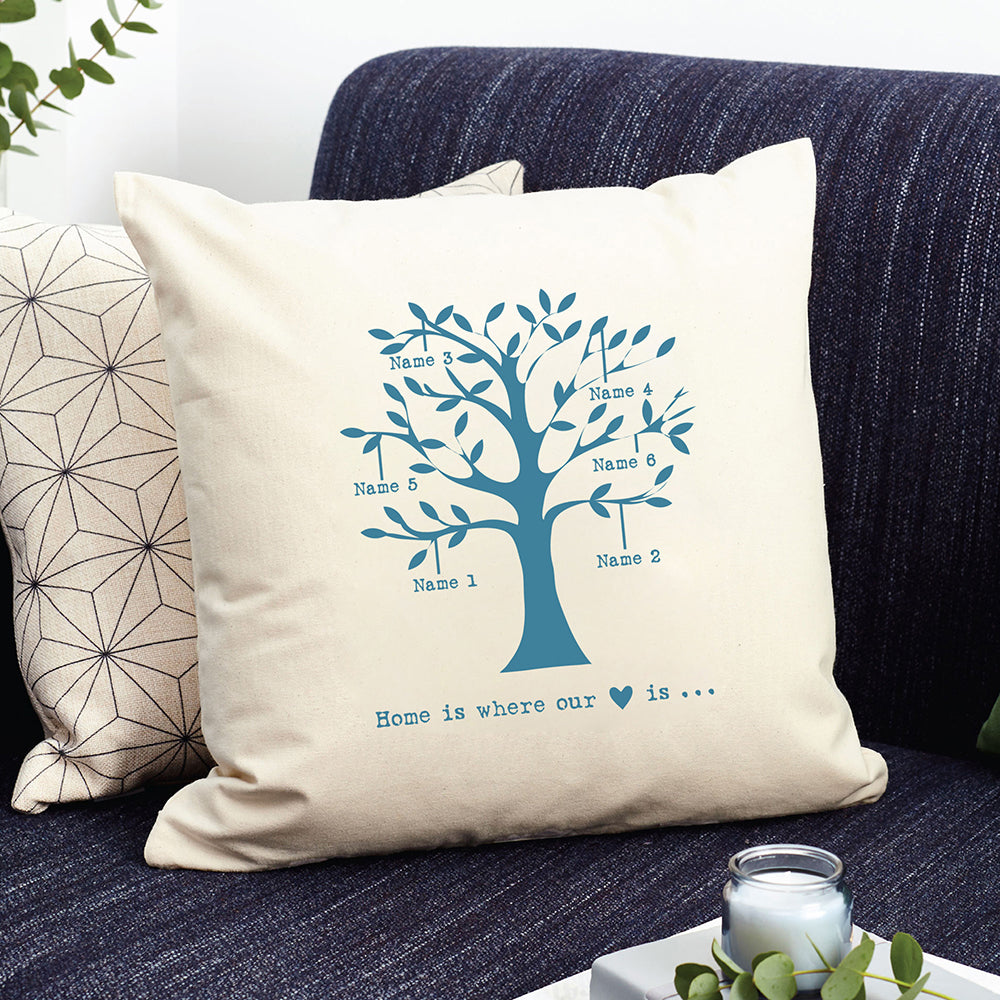 Personalised Family Tree Cushion Cover