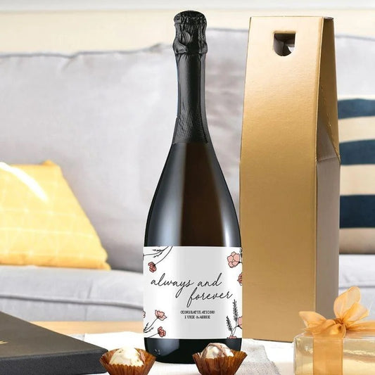 Personalised Always & Forever Prosecco