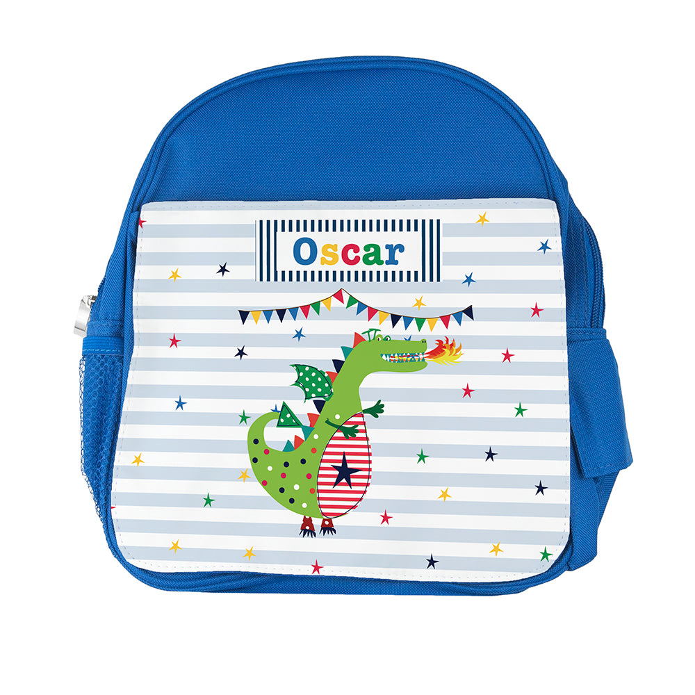 Personalised Dragon Design Child's Backpack