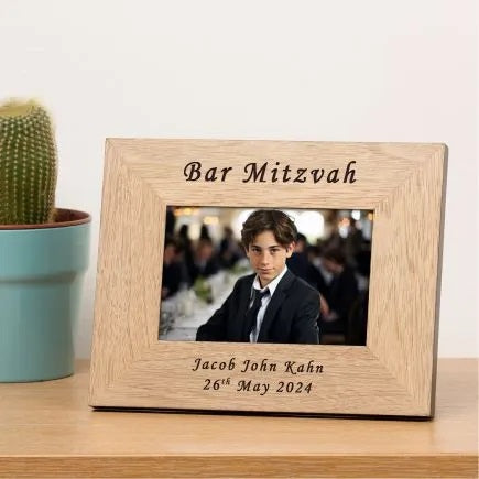 Personalised Bar Mitzvah Photo Frame