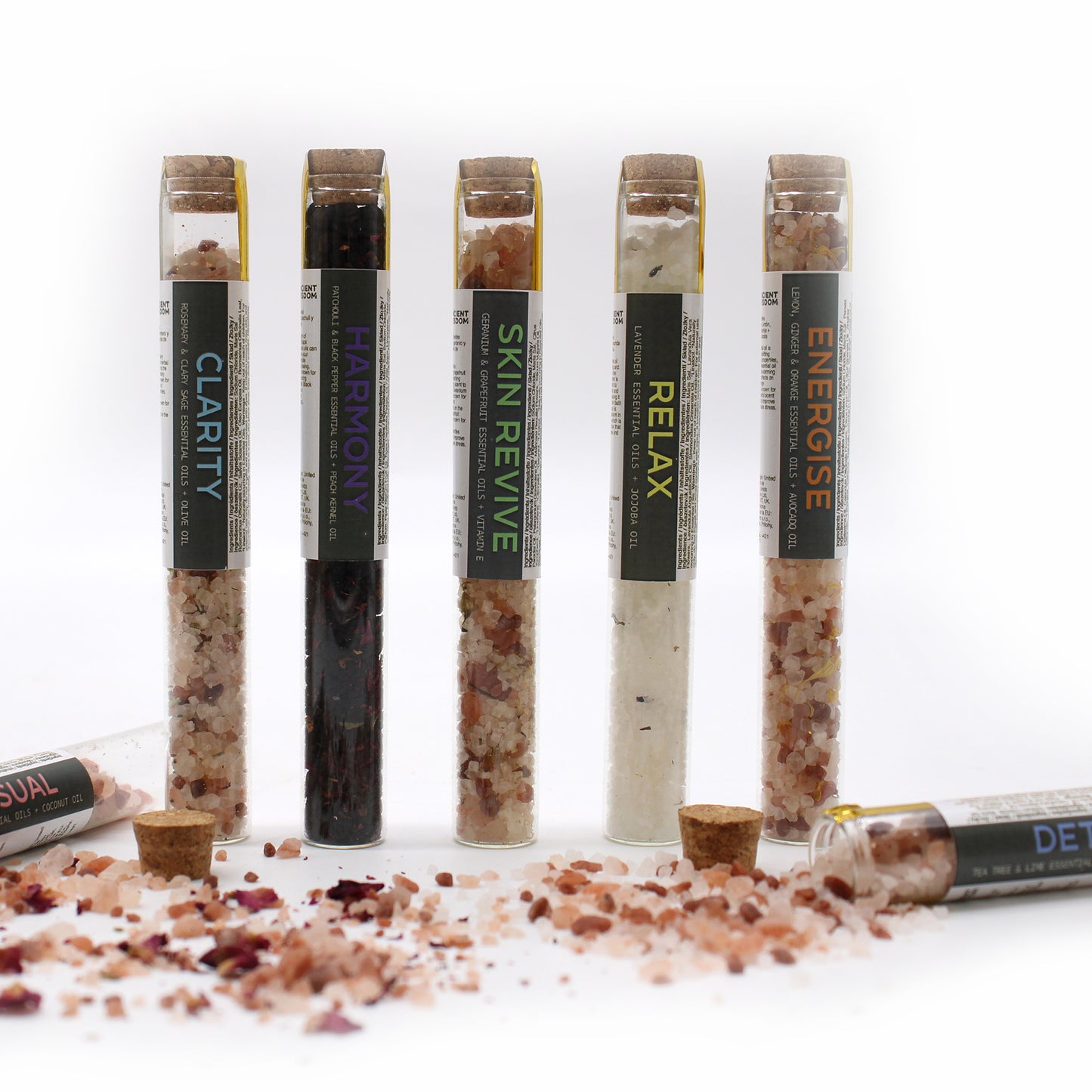 Aromatherapy Bath Salts In Vials