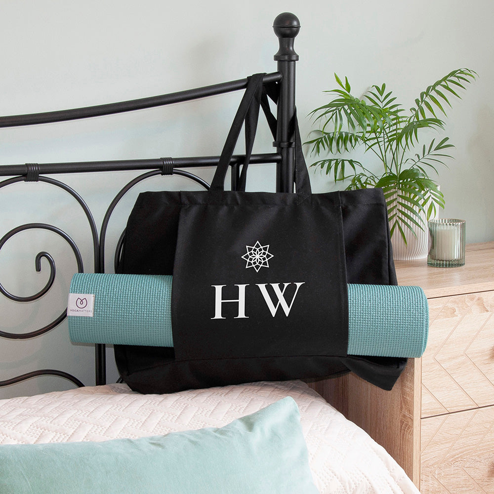 Personalised Organic Cotton Yoga Mat Bag