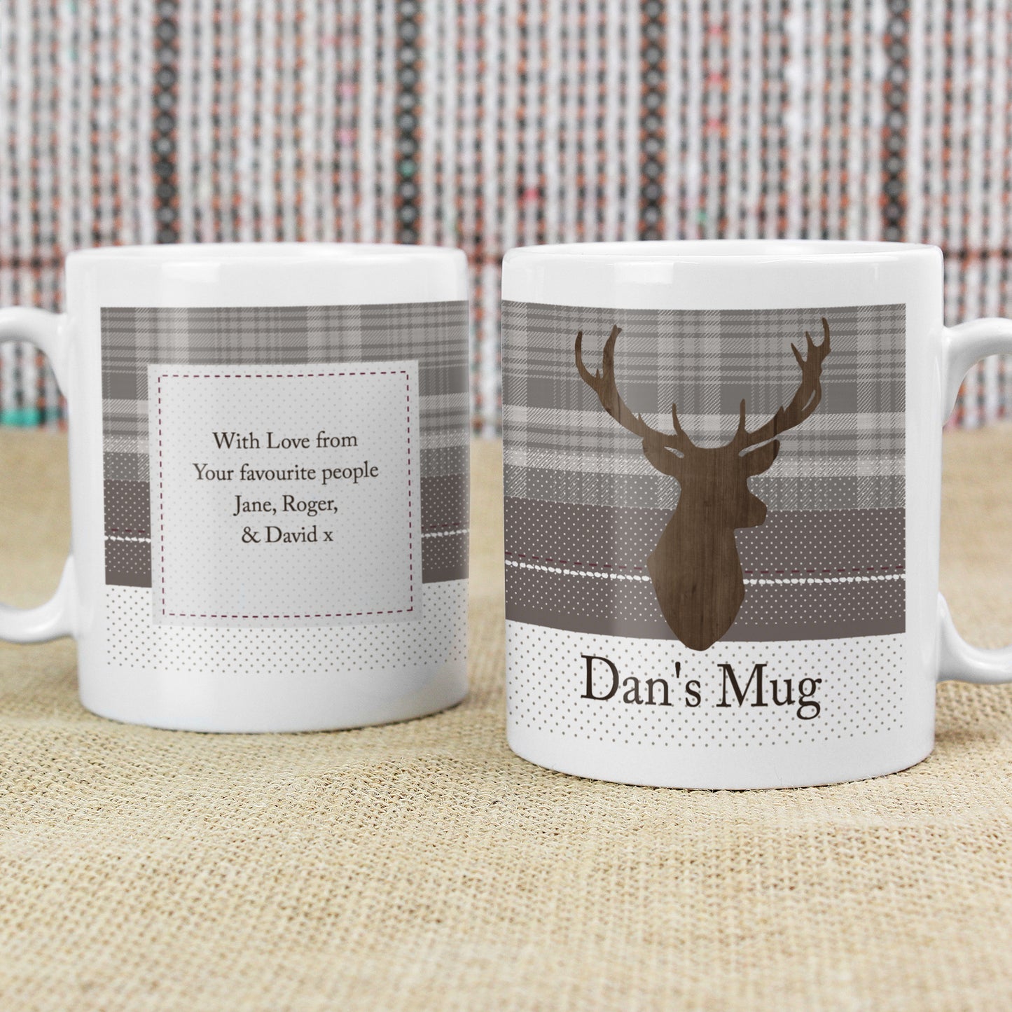 Personalised Highland Stag Mug