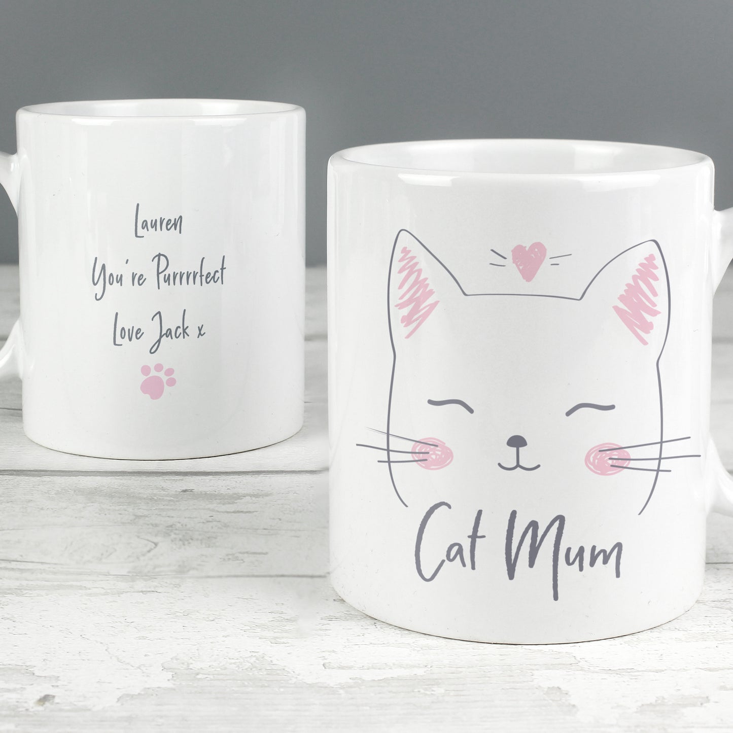 Personalised Cat Mum Mug