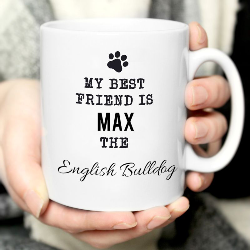 Personalised My Best Friend Is... Any Dog Breed Mug