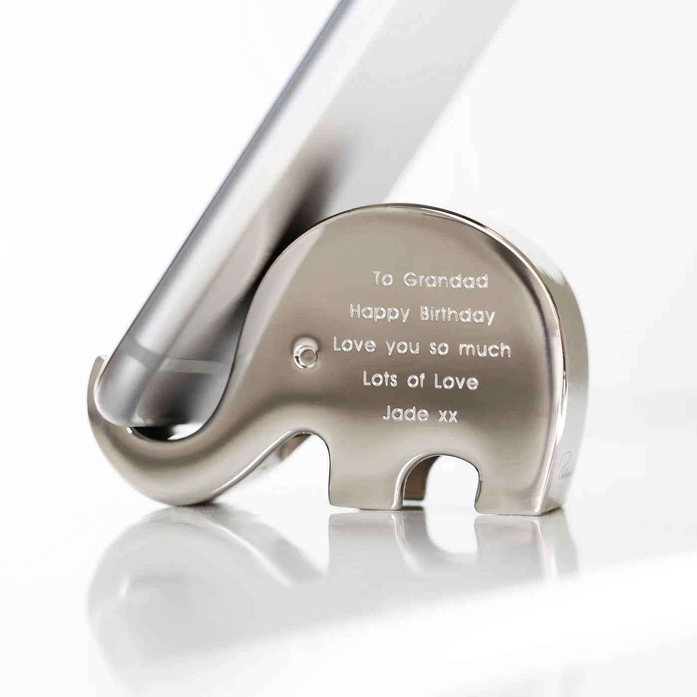 Personalised Elephant Phone Holder