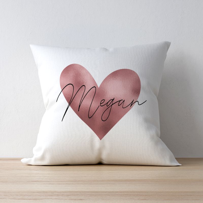 Personalised Heart Cushion