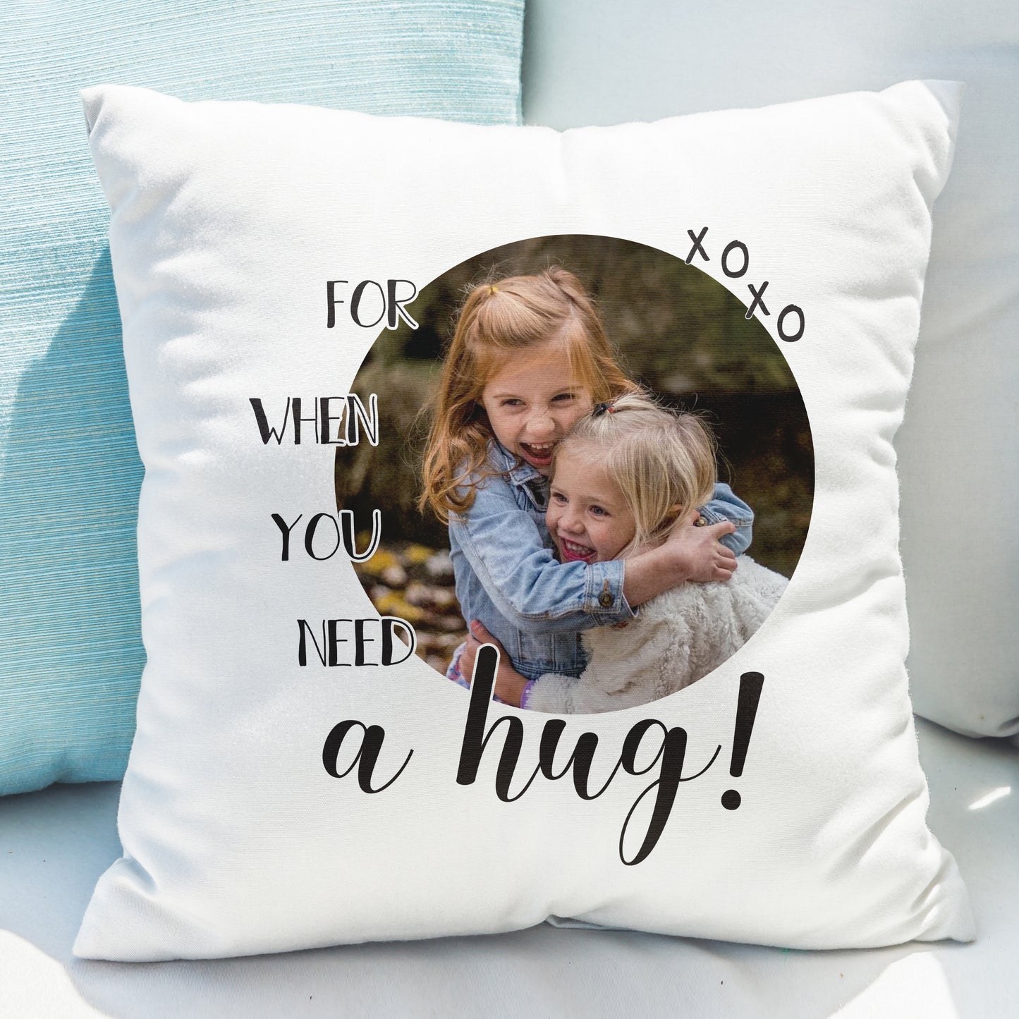 Personalised Need A Hug Own Photo Cushion