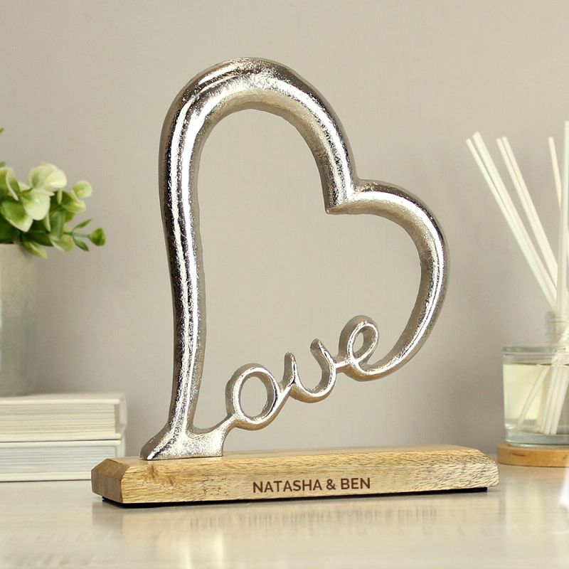 Personalised Love Heart Ornament