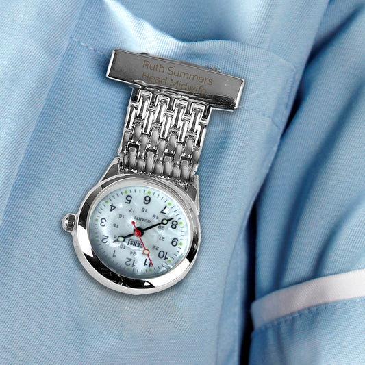 Personalised Nurse's Fob Watch