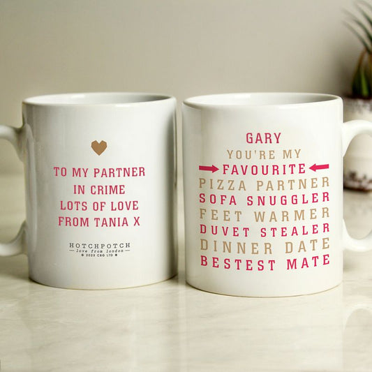 Personalised You're My Favourite Mug