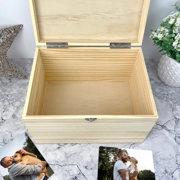 Personalised Photo Pet Memorial Keepsake Box