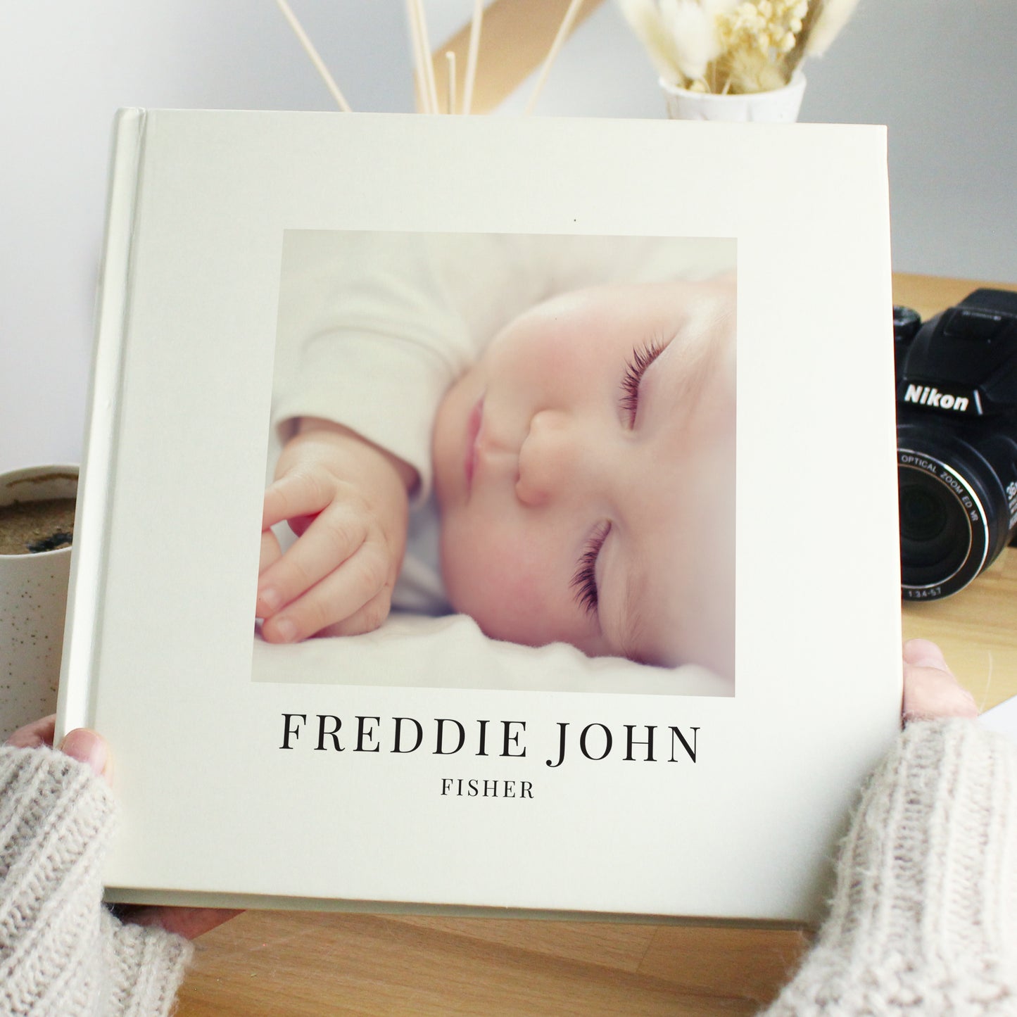 Personalised Own Photo Cover Square Photo Album