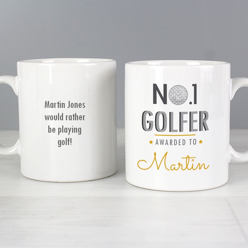 Personalised No.1 Golfer Mug