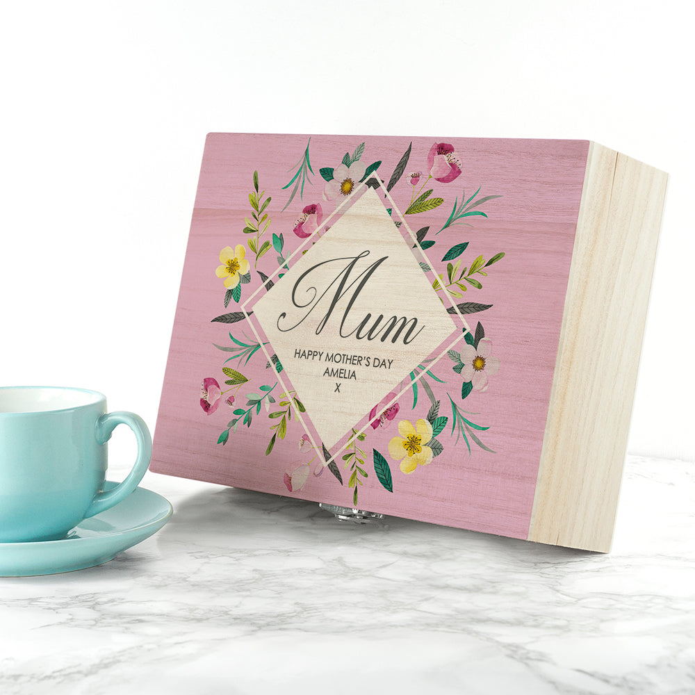 Personalised Mum's Box Of Assorted Tea