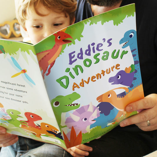 Personalised Dinosaur Adventure Story Book