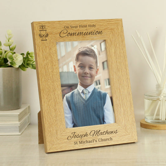 Personalised First Holy Communion 6x4 Photo Frame