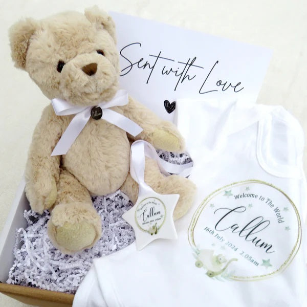 Personalised New Baby Gift Set