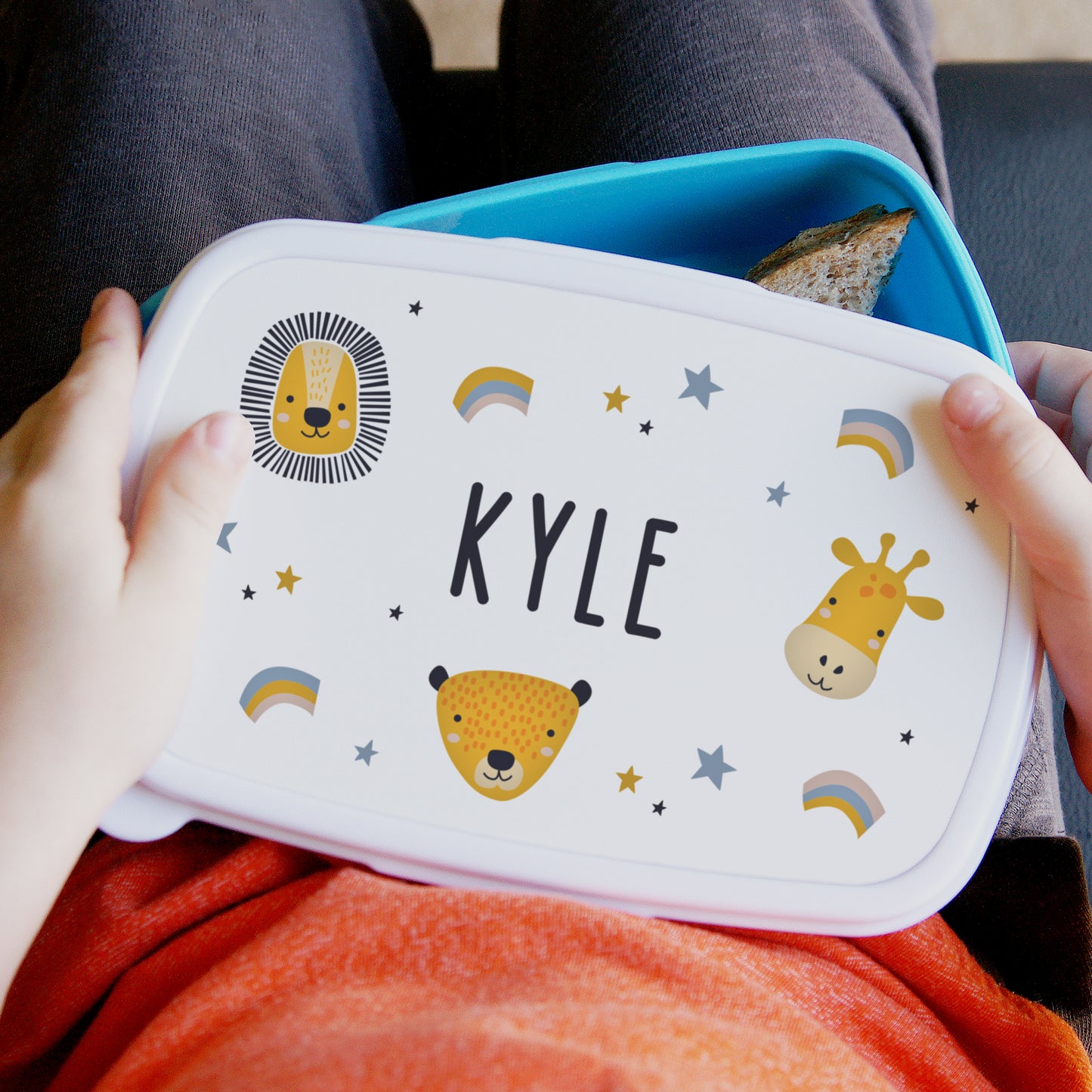 Personalised Animal Design Lunch Box