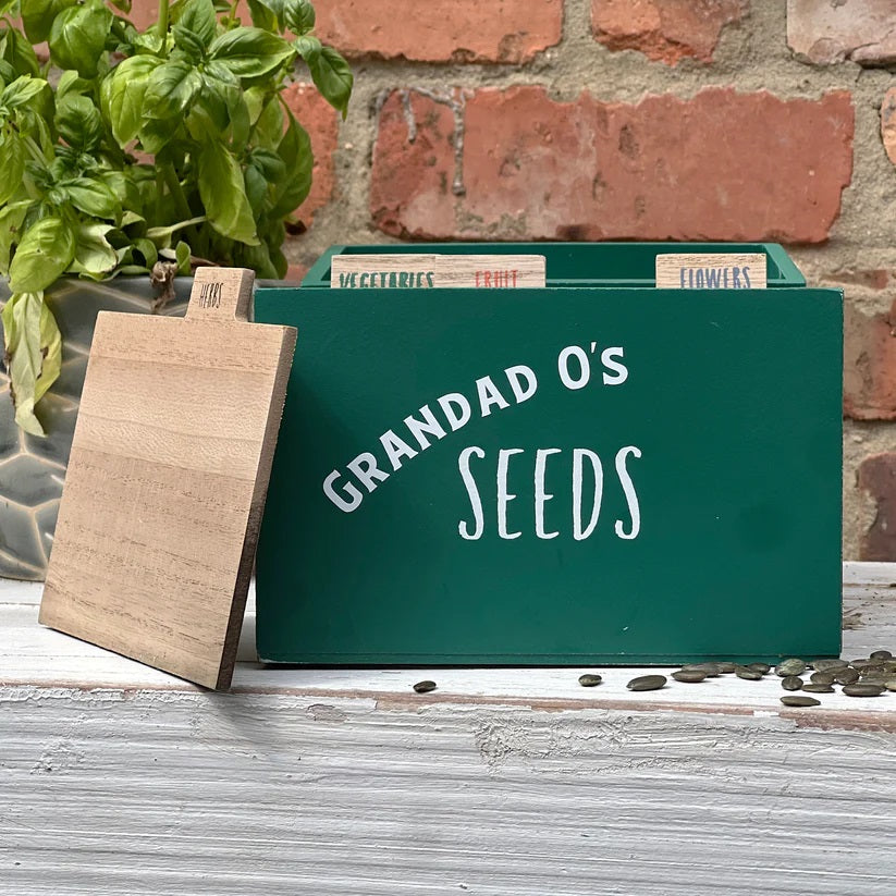 Personalised Seed Storage Box