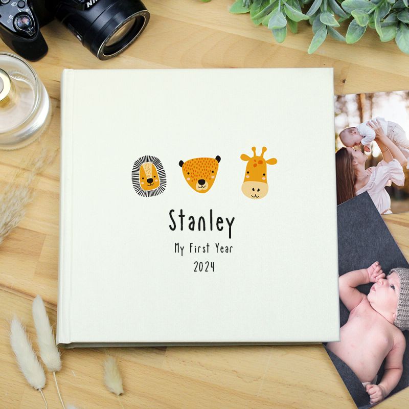 Personalised Safari Animals Photo Album