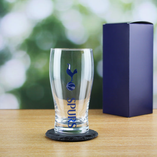 Personalised Official Tottenham Hotspur F.C. Tulip Pint Glass