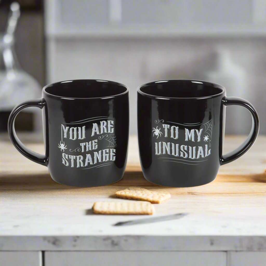 Strange And Unusual Couple's Mug Set