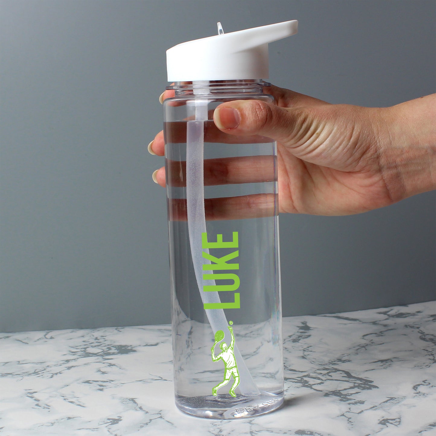 Personalised Tennis Themed Water Bottle