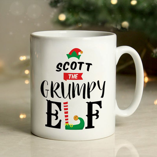 Personalised Elf Mug