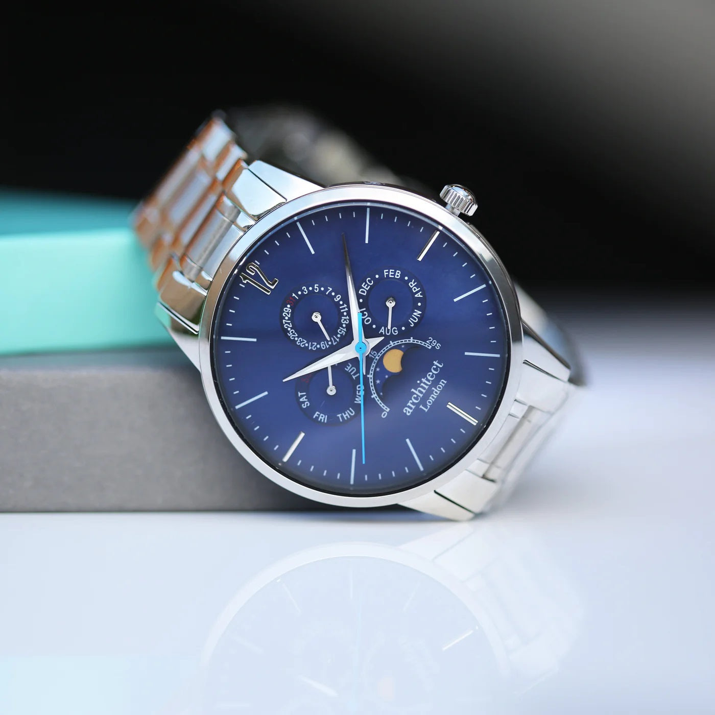 Personalised Men's Architect Watch - Apollo Blue