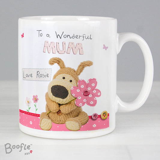 Personalised Wonderful Mum Boofle Mug