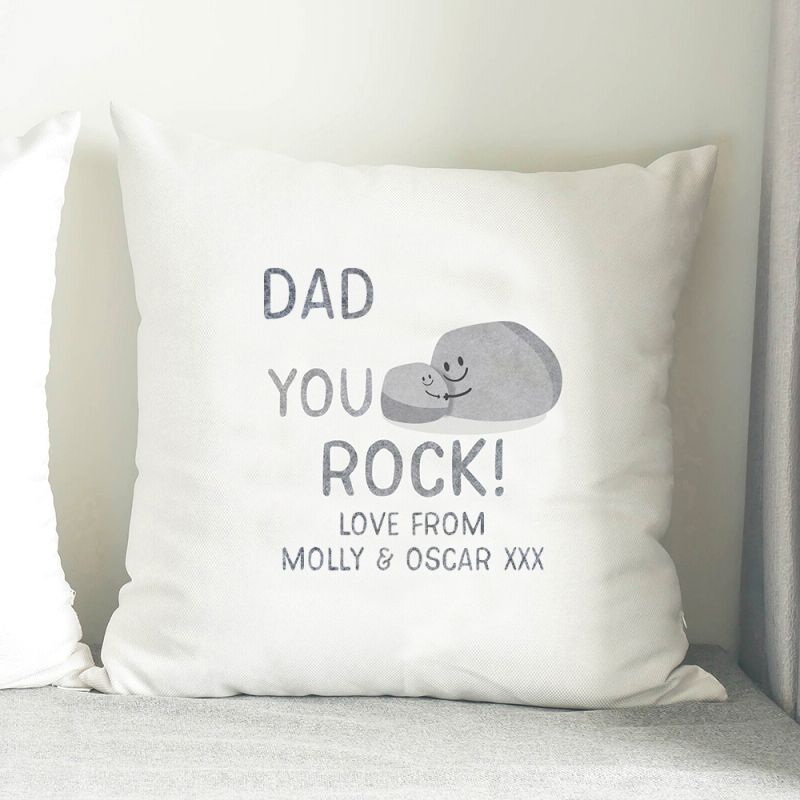 Personalised You Rock Cushion